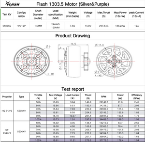 Flyfish Flash 1303.5 5500kv FPV Brushless Motor