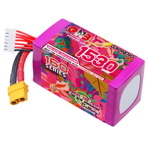 GAONENG GNB 6S 22.2V 1530mAh 160C XT60 LiPo Battery