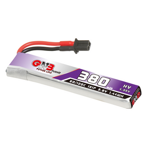 GAONENG GNB LiHV 1S 3.8V 380mAh 60C A30 Cabled LiPo Battery