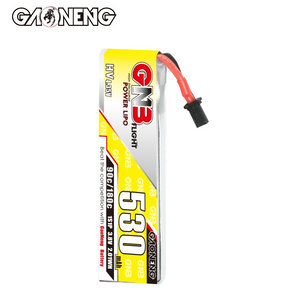 GAONENG GNB LiHV 1S 3.8V 530mAh 90C A30 Cabled LiPo Battery