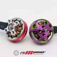 Load image into Gallery viewer, RCinpower Brushless Motor GTS V3 1203 8000kv Purple&amp;Green