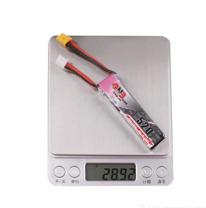 GNB 520mAh 2S 80C/160C 7.6V LiPo Battery HV 2S LiHv Battery with XT30 Plug